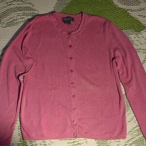 Koret Rose Button-Front Cardigan
